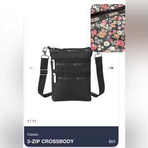 Lesportsac 3-zip Crossbody